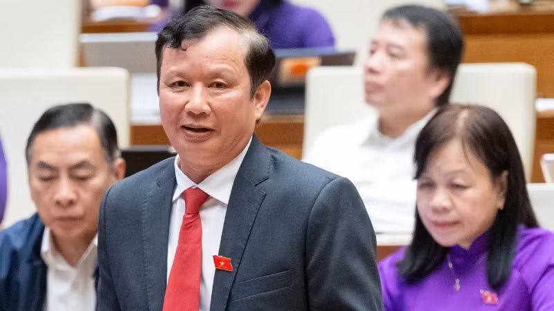 Đại biểu Quốc hội Lê Trường Lưu, Bí thư Tỉnh ủy, Trưởng Đoàn đại biểu Quốc hội tỉnh Thừa Thiên Huế. (Ảnh: quochoi.vn)