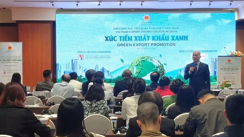 Ông Vũ Bá Phú, Cục trưởng Cục Xúc tiến thương mại, Bộ Công thương. (Ảnh: TRUNG HƯNG)