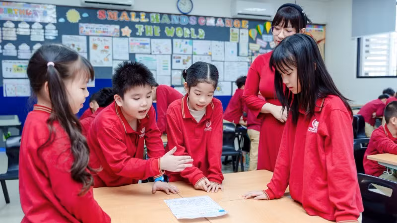 Học sinh thuộc hệ thống trường Vinschool. (Ảnh minh họa: Vinschool) 