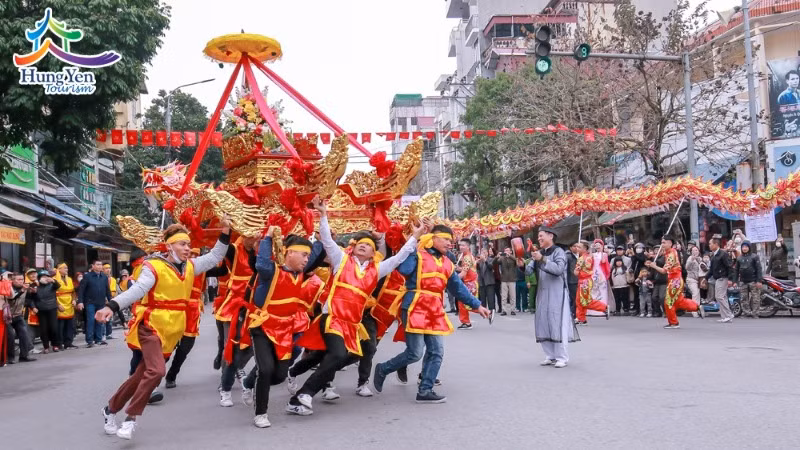 Nét đẹp lễ hội truyền thống ở Hưng Yên. (Ảnh: hungyentourism.com.vn)