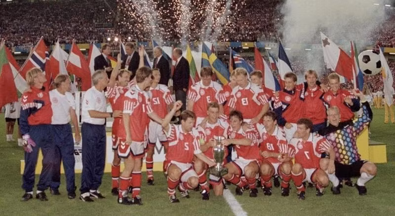 Đan Mạch lên ngôi vô địch EURO 1992 theo cách khó ai có thể ngờ đến nhất. (Ảnh: EURO 2024)
