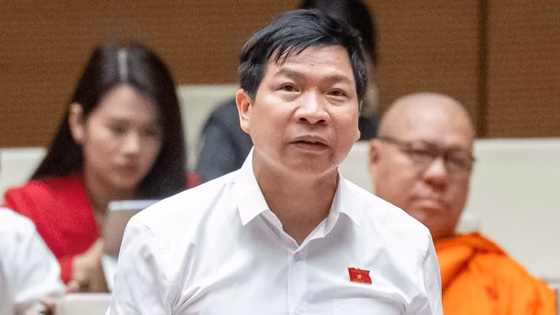 Đại biểu Trần Văn Thức (Thanh Hóa). (Ảnh: Media Quốc hội)
