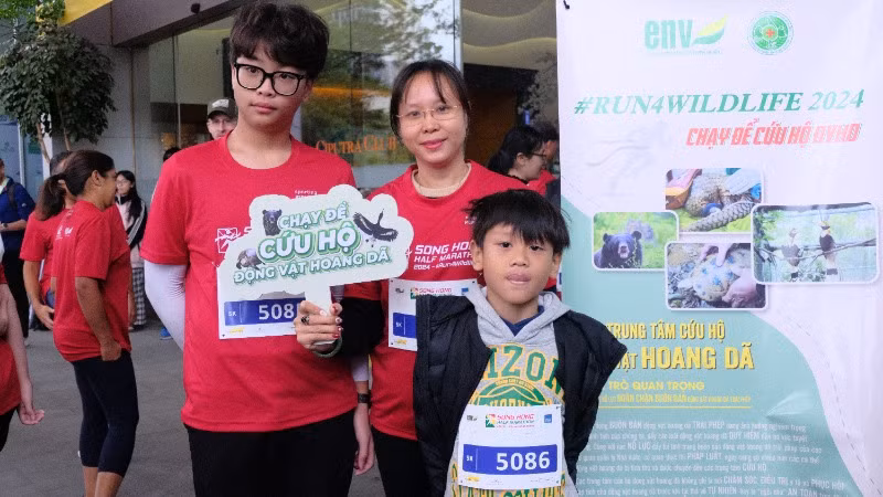 Chạy để góp phần lan tỏa thông điệp về các nỗ lực cứu hộ và bảo tồn động vật hoang dã tại Việt Nam.
