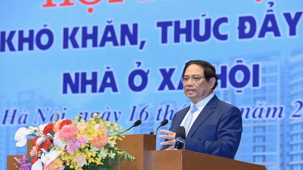 Thủ tướng Phạm Minh Chính phát biểu chỉ đạo hội nghị.