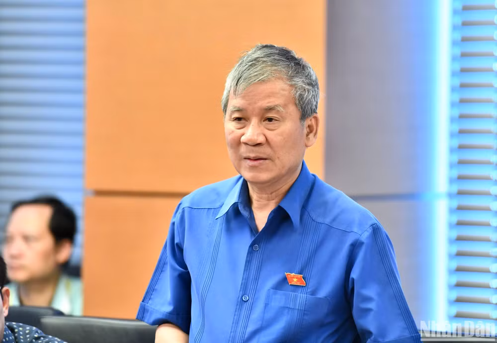 Đại biểu Nguyễn Anh Trí (Hà Nội). (Ảnh: ĐĂNG KHOA)