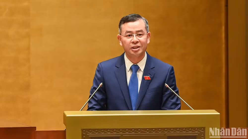 Tổng Kiểm toán Nhà nước Ngô Văn Tuấn. (Ảnh: DUY LINH) 