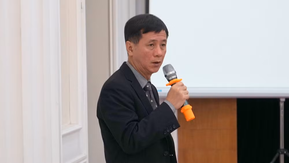 TS Nguyễn Đức Độ phát biểu. (Ảnh: TRUNG HƯNG)