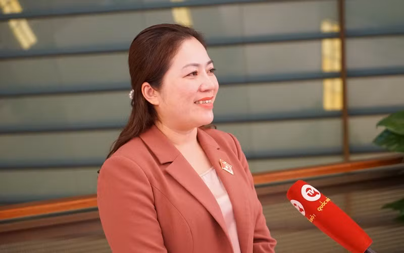 Đại biểu Phúc Bình Niê Kđăm (Đắk Lắk). (Ảnh: TRUNG HƯNG)