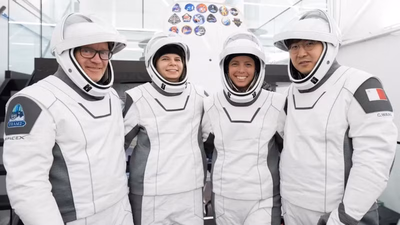 Các phi hành gia của sứ mệnh Fram2. (Nguồn ảnh: SpaceX)