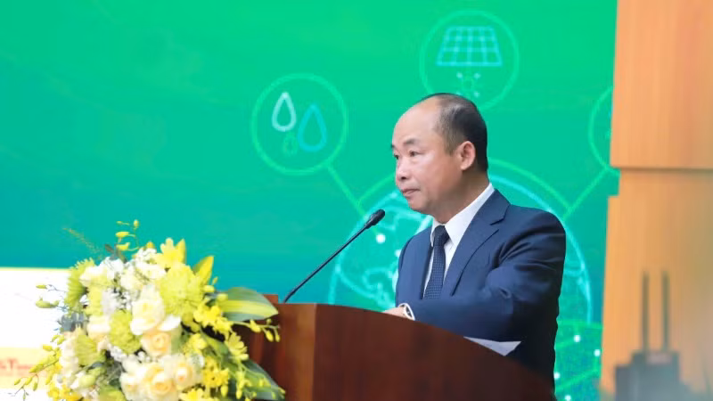 Phó Giám đốc Sở Nông nghiệp và Môi trường Hà Nội Nguyễn Đình Hoa phát biểu. Phó Giám đốc Sở Nông nghiệp và Môi trường Hà Nội Nguyễn Đình Hoa phát biểu.