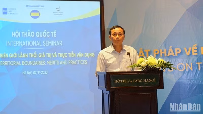 Thiếu tướng Hoàng Hữu Chiến, Phó Tư lệnh-Tham mưu trưởng Bộ đội Biên phòng. (Ảnh: TRUNG HƯNG)
