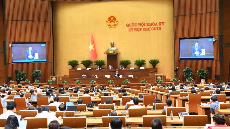 Quang cảnh phiên họp. (Ảnh: DUY LINH)