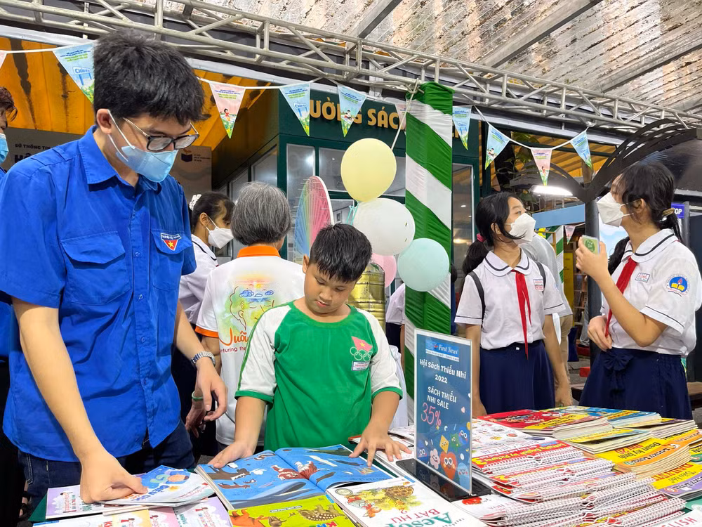 Nhiều chương trình ưu đãi đặc biệt tại Hội sách thiếu nhi TP Hồ Chí Minh lần III-2022.