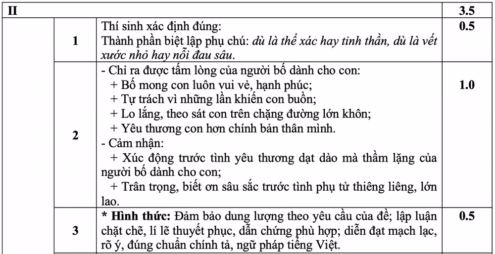 Gợi ý lời giải đề thi Ngữ văn tuyển sinh vào lớp 10 của Hà Nội ảnh 3