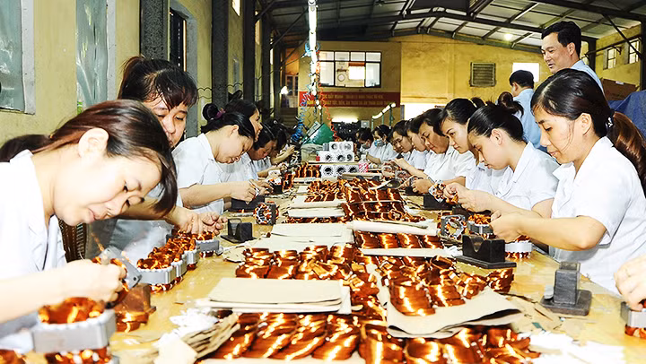 Tổng sản phẩm trong nước năm 2023 tăng 5,05% so với năm trước. Ảnh: SONG ANH