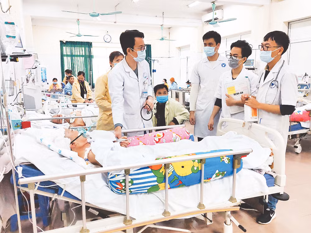 Bệnh nhân đột quỵ nhập viện có xu hướng tăng trong thời gian gần đây. Ảnh | Bệnh viện đa khoa Hòa Bình