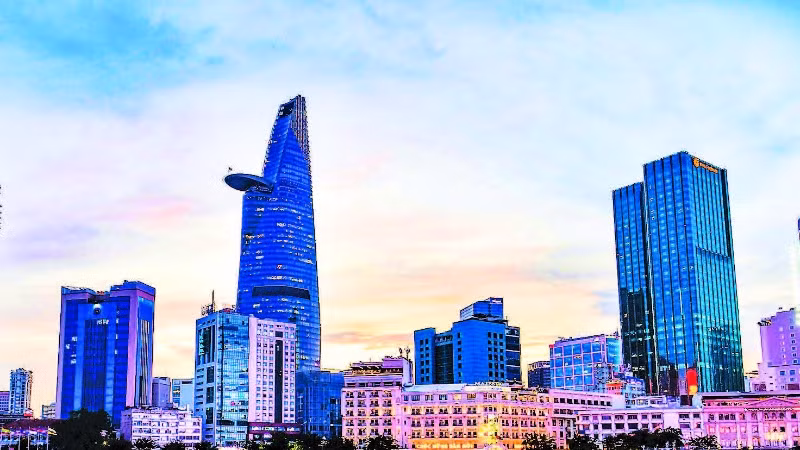 Khu vực trung tâm Quận 1 nằm trong ranh giới vị trí Trung tâm Tài chính quốc tế Thành phố Hồ Chí Minh. (Ảnh THÀNH ĐẠT)