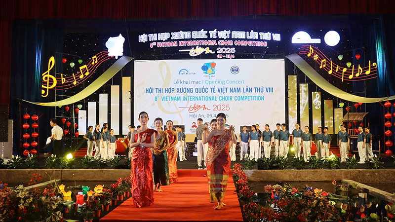 Hội thi hợp xướng quốc tế Việt Nam lần thứ VIII, Hội An 2025 có sự đăng ký tham gia của 29 đoàn hợp xướng với hơn 1000 nghệ sĩ đến từ nhiều quốc gia.