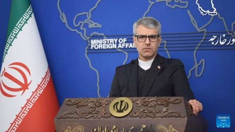 Người phát ngôn Bộ Ngoại giao Iran Esmaeil Baghaei. (Ảnh: Xinhua)