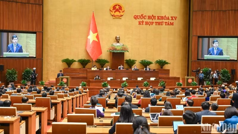 Kỳ họp thứ 8, Quốc hội khóa XV. (Ảnh minh họa: DUY LINH)