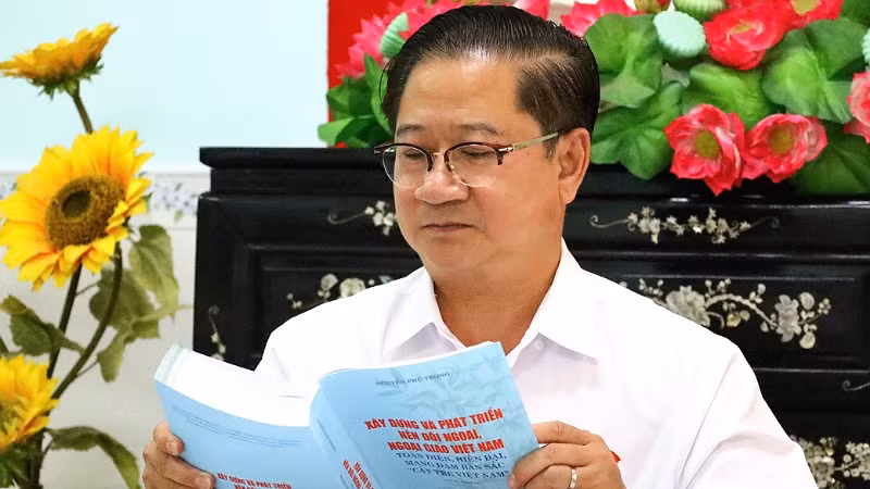 Chủ tịch Ủy ban nhân dân thành phố Cần Thơ Trần Việt Trường xúc động khi hay tin Tổng Bí thư Nguyễn Phú Trọng từ trần.