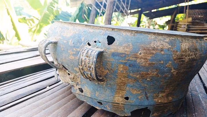 Bảo tàng Cao Bằng tiếp nhận trống đồng