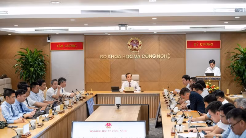Bộ Khoa học và Công nghệ tổ chức công bố danh sách các sản phẩm, giải pháp, sáng kiến khoa học, công nghệ, đổi mới sáng tạo và chuyển đổi số. (Ảnh: BÍCH LIÊN)