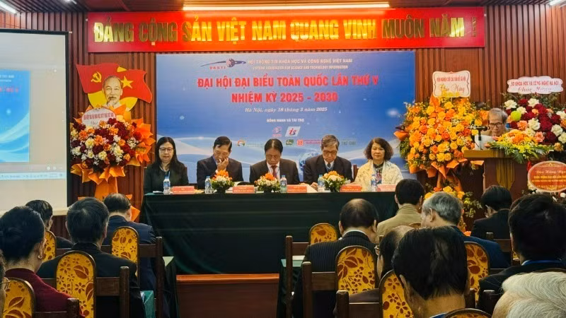 Đại hội đại biểu Hội Thông tin khoa học và công nghệ Việt Nam nhiệm kỳ 2025-2030. (Ảnh: BÍCH LIÊN)