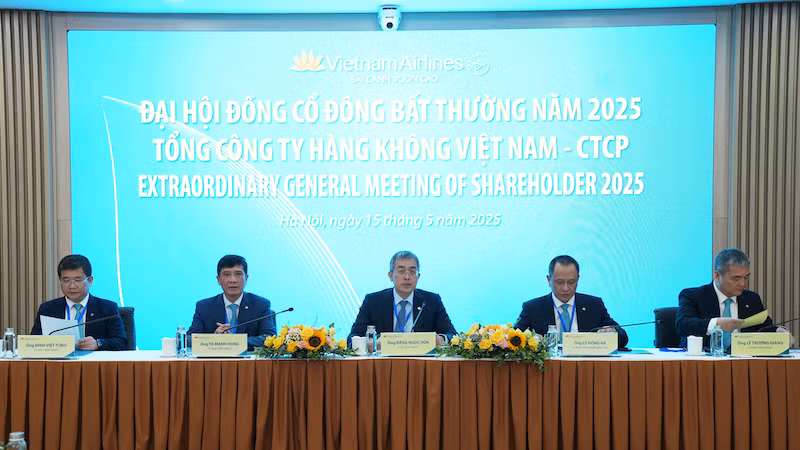 Quang cảnh Đại hội cổ đông Vietnam Airlines.