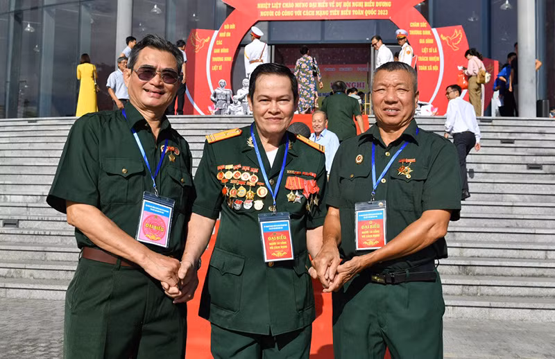 Đại biểu dự Hội nghị biểu dương người có công tiêu biểu toàn quốc năm 2023 tại thành phố Huế, tháng 7/2023. (Ảnh: Đăng Khoa) 