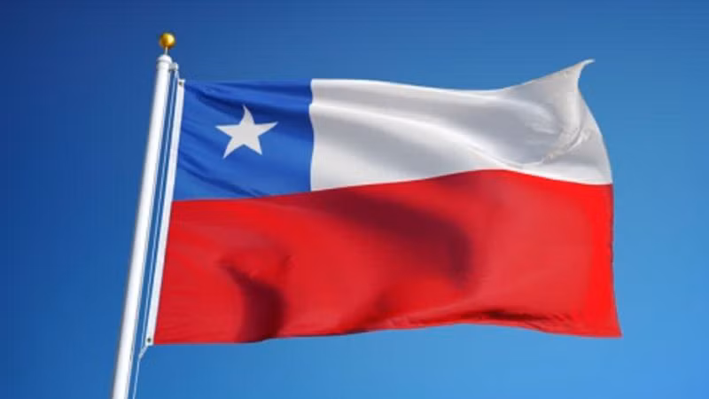 Quốc kỳ Cộng hòa Chile.