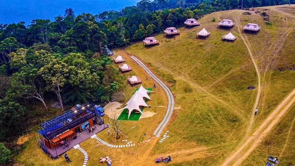 Khu cắm trại, dịch vụ Glamping tại xã Hồng Thái, huyện Na Hang.