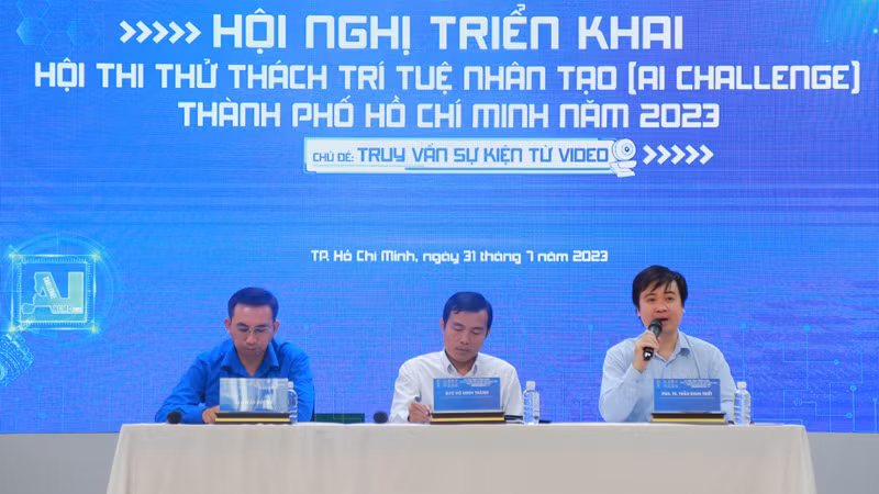 Ban tổ chức hội thi thông tin thể thức Hội thi “Thử thách trí tuệ nhân tạo Thành phố Hồ Chí Minh năm 2023”.