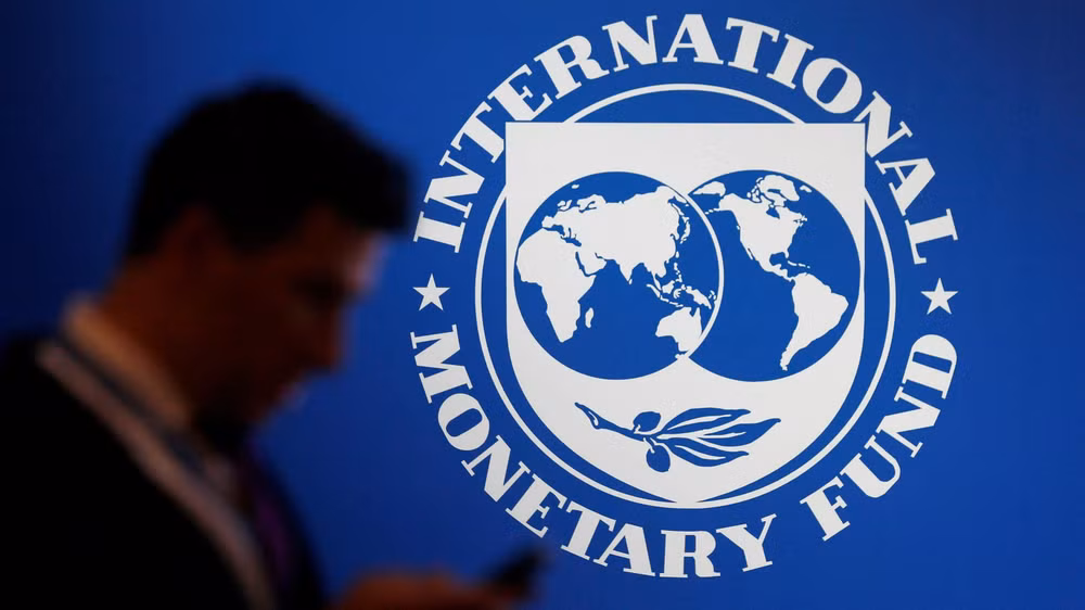 Biểu trưng của IMF. (Ảnh: Reuters)