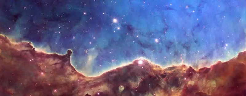 Vùng sao mới hình thành NGC 3324 trong tinh vân Carina qua ống kính của Hubble. (Ảnh: NASA) Vùng sao mới hình thành NGC 3324 trong tinh vân Carina qua ống kính của Hubble. (Ảnh: NASA)
