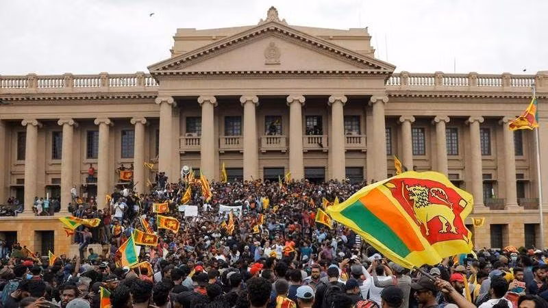 Biểu tình tại Sri Lanka. (Ảnh: Reuters)
