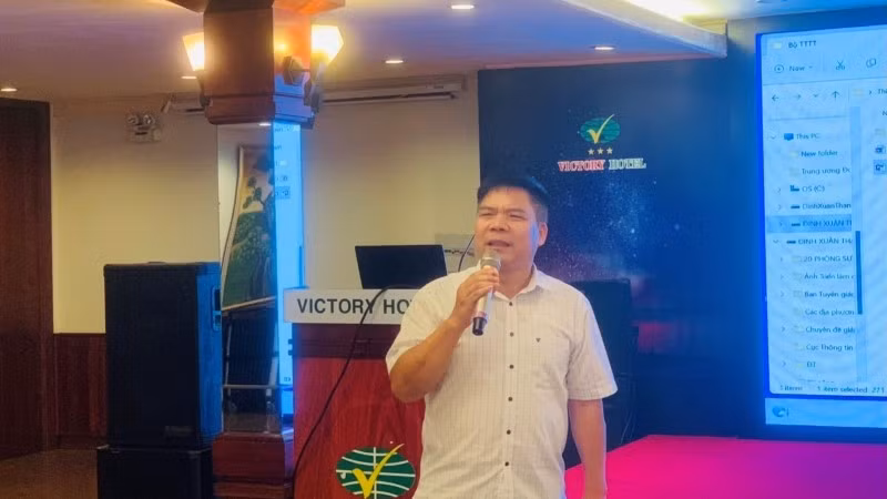 Ông Đinh Xuân Thắng, Phó Vụ trưởng Tuyên truyền (Ủy ban Dân tộc) thông tin về đồng bào dân tộc thiểu số và miền núi.