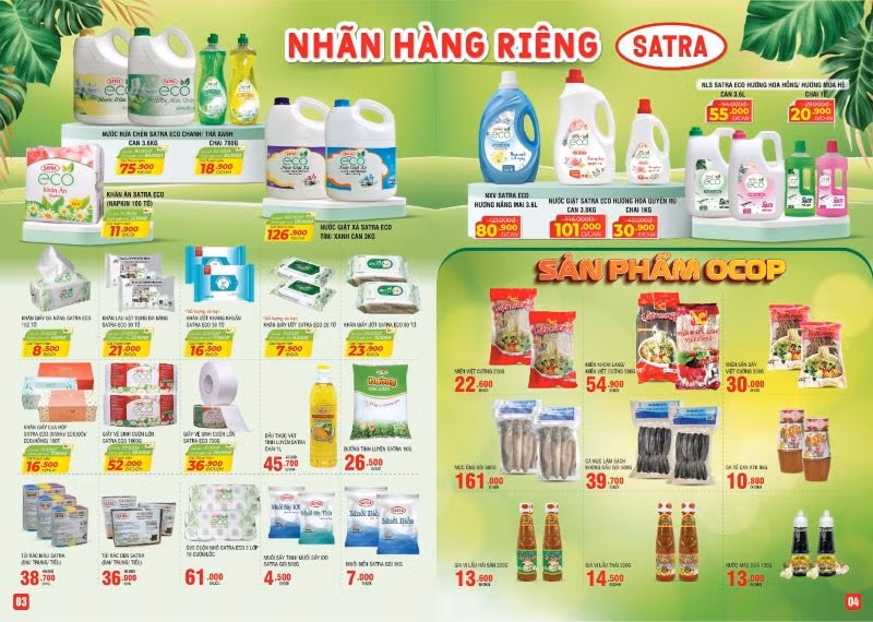 Hệ thống bán lẻ SATRA thường xuyên thực hiện các chương trình khuyến mại nhằm hưởng ứng chương trình kích cầu tiêu dùng của TP Hồ Chí Minh. (Ảnh: Chương trình khuyến mại đang diễn ra tại Hệ thống bán lẻ Satra, từ ngày 31/8 đến 17/9/2023).