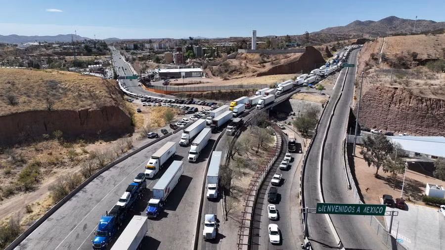 Đường cao tốc ở Nogales, bang Sonora, Mexico, ngày 2/4/2025. (Ảnh: Tân Hoa xã)