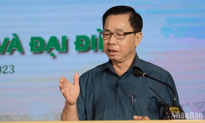 Ông Trần Mạnh Báo, Anh hùng Lao động, Chủ tịch Tập đoàn ThaiBinh Seed chia sẻ: Để hình thành ra chuỗi giá trị khép kín trong sản xuất nông nghiệp, một mình doanh nghiệp không thể làm được.