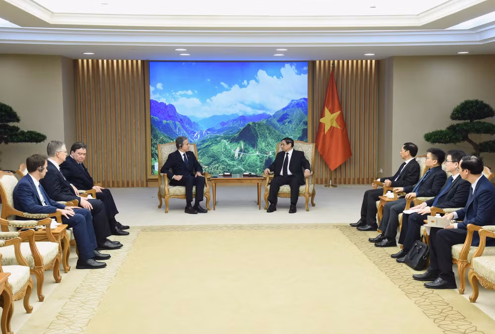 Quang cảnh buổi tiếp.