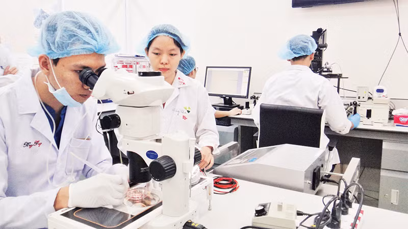 Hoạt động nghiên cứu khoa học tại Ðại học Quốc gia Thành phố Hồ Chí Minh. 