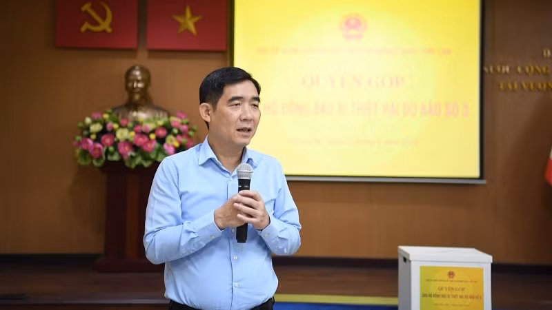Đại sứ Việt Nam tại Thái Lan Phạm Việt Hùng nhấn mạnh, truyền thống đoàn kết của dân tộc Việt Nam thể hiện rõ nét qua những hoạt động đầy ý nghĩa hướng về quê hương. (Ảnh: ĐINH TRƯỜNG)