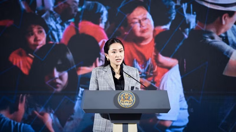 Thủ tướng Thái Lan Paetongtarn Shinawatra bày tỏ tin tưởng, khoản hỗ trợ sẽ góp phần tháo gỡ những khó khăn mà người dân đang gặp phải. (Ảnh: Văn phòng Chính phủ Thái Lan)