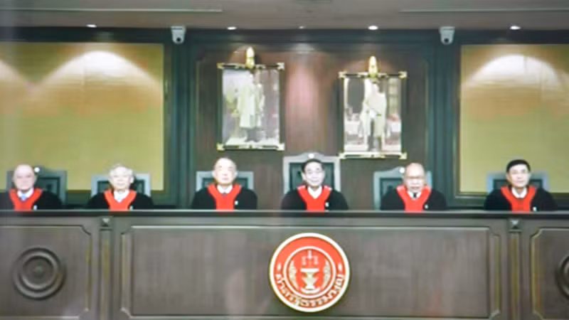 Tòa án Hiến pháp Thái Lan bác cáo buộc của EC nhằm vào ông Pita Limjaroenrat. (Ảnh: CTV)