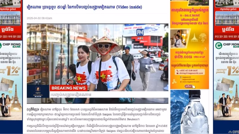Fresh News cho rằng lễ diễu binh, diễu hành đã tái hiện tinh thần đoàn kết và chiến thắng của dân tộc Việt Nam.