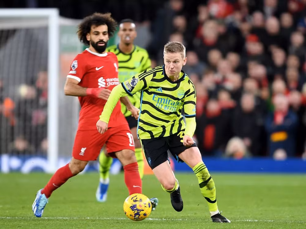 Zinchenko không phải sự lựa chọn an tâm với Arteta. (Ảnh: Getty)