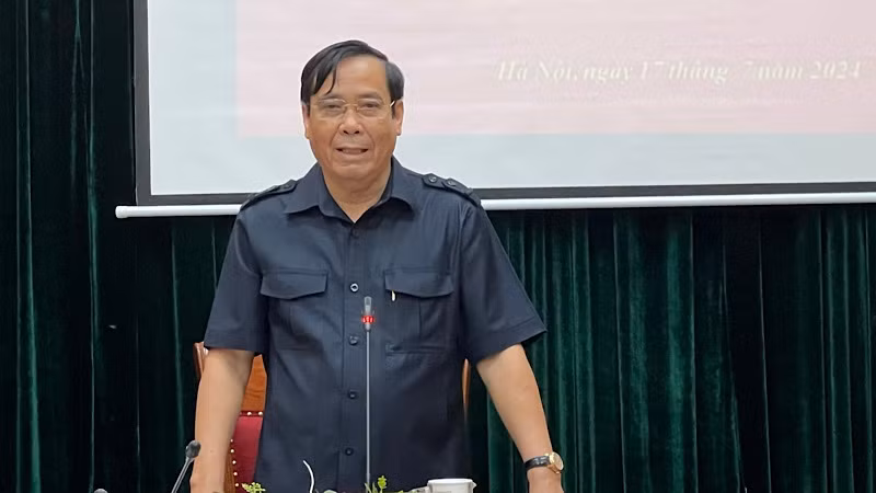 Chủ tịch Hội Người cao tuổi Việt Nam Nguyễn Thanh Bình phát biểu tại cuộc họp. Chủ tịch Hội Người cao tuổi Việt Nam Nguyễn Thanh Bình phát biểu tại cuộc họp.
