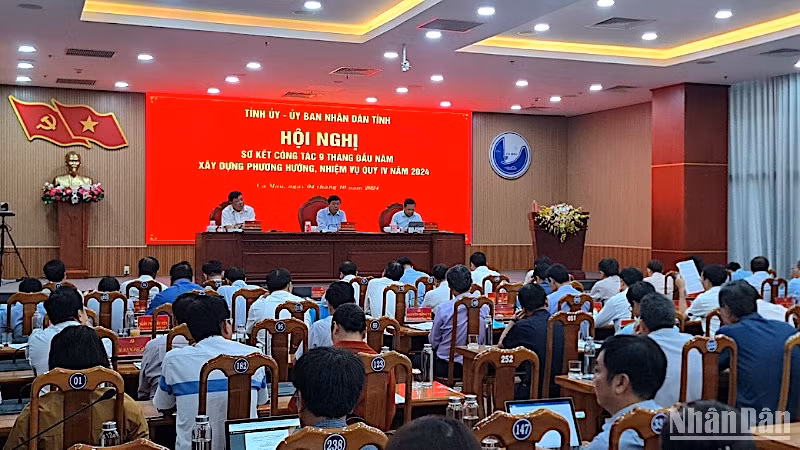 Hội nghị sơ kết 9 tháng và triển khai phương hướng, nhiệm vụ trong những tháng còn lại của năm 2024 tại Cà Mau.