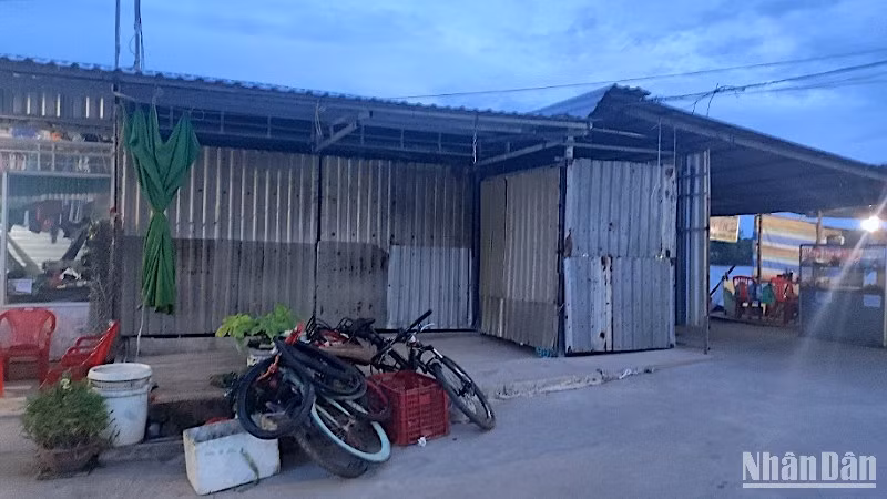 Căn nhà của ông Nghiêm Đại Quốc, nơi ông và cha ruột bị nhóm người xông vào nhà gây thương tích vào tháng 5/2023.